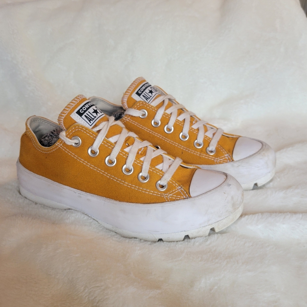 Converse Kids Yellow Sneakers